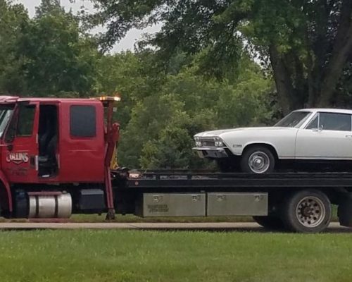 Autotransport en auto slepen
